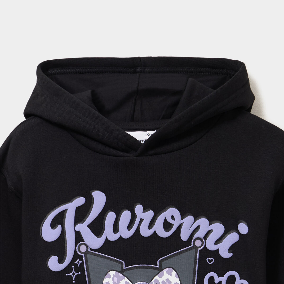 Sweat hoodie Hello Kitty Kuromi noir fille
