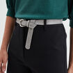 Ceinture à strass gris argent femme