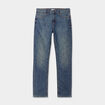 Jeans straight denim 5 poches denim dirty homme