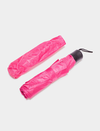 Parapluie pliant rose fushia mixte