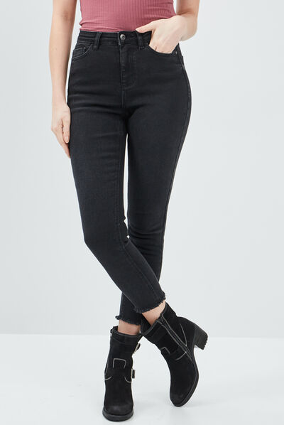 Jeans skinny Liberto denim noir femme