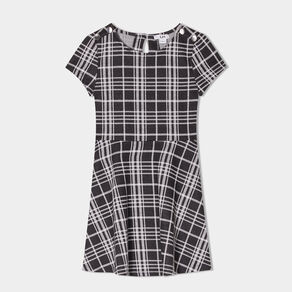 robe patineuse manches courtes noir fille Robe patineuse manches courtes noir fille