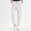 Pantalon droit 7/8ème coton ecru femme