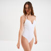 Body string ajustable blanc femme