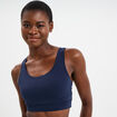 Brassi&egrave;re de sport dos nageur bleu marine femme