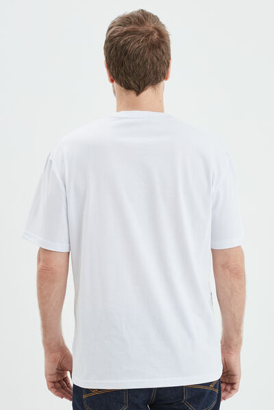 T-shirt manches courtes Itachi Naruto blanc homme
