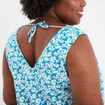 Blouse sans manches bleu canard femme grande taille