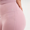 Legging de sport taille haute mauve femme