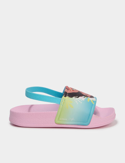 Claquettes de plage Vaiana multicolore fille