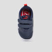Tennis à scratchs Puma Courtflex bleu marine bébé garçon