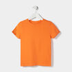 T-shirt en coton manches courtes orange gar&ccedil;on