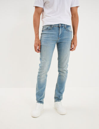 Jeans slim 5 poches denim double stone homme