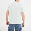 T-shirt col rond manches courtes Liberto vert pastel homme