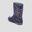 Bottes de pluie imprimé bleu marine garçon