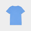 T-shirt en coton manches courtes bleu lavande gar&ccedil;on