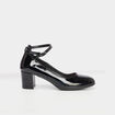 Escarpins vernis à talons noir femme