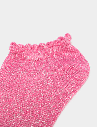 Lot 5 paires chaussettes coton multicolore femme