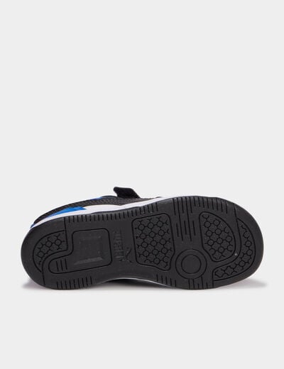 Baskets &agrave; scratchs Puma Rebound Slam bleu electrique gar&ccedil;on
