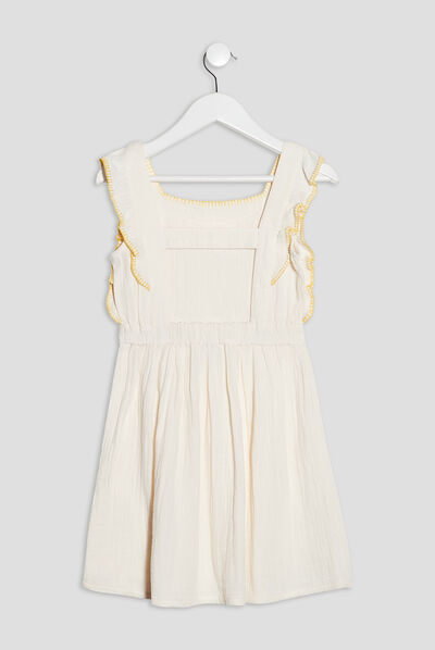 Robe évasée Creeks sable fille