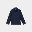 Gilet polaire zipp&eacute; manches longues bleu marine mixte