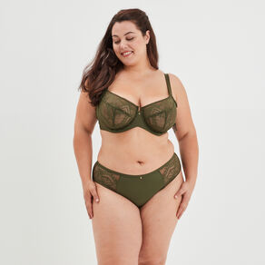 soutien gorge emboitant dentelle ivory vert kaki femmegt Soutien-gorge emboîtant dentelle Ivory vert kaki femme grande taille