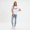 T-shirt manches courtes Stitch blanc femme