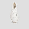 Tennis à lacets en toile Liberto blanc fille