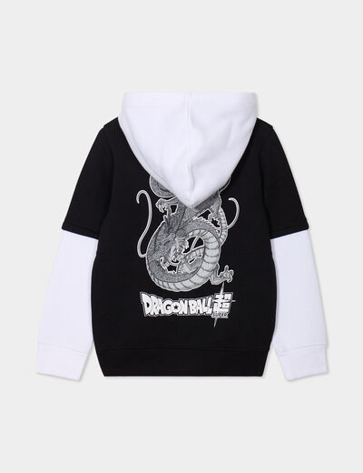 Sweat à capuche hoodie Dragon Ball Super noir garçon