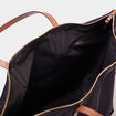 Sac shopper avec bandoulière noir femme
