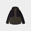 Veste à capuche effet 3-en-1 Trappeur vert kaki homme
