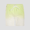 Bermuda straight à coulisse jaune clair homme
