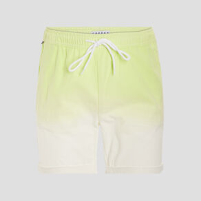 Bermuda straight à coulisse jaune clair homme