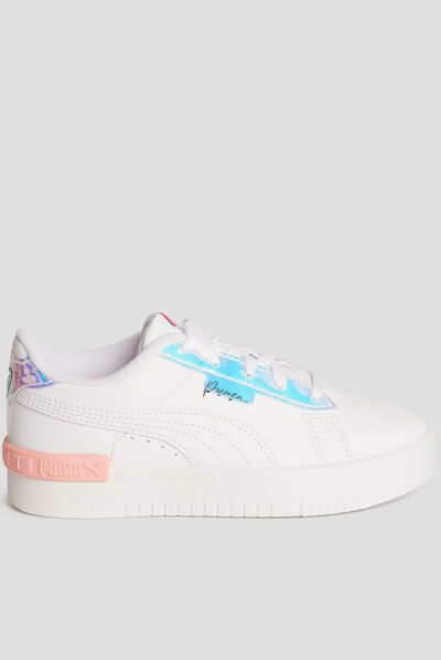 Tennis basses à lacets Puma Jada Crystal blanc fille