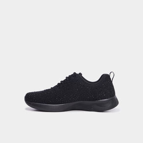 Baskets running à strass Skechers noir femme