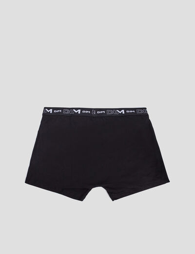 Lot 3 boxers coton stretch DIM noir homme