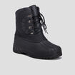 Bottes de neige à lacets noir homme