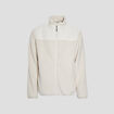 Veste polaire avec col montant ivoire homme
