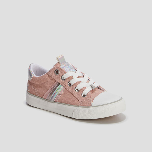 tennis a lacets lulu castagnette rose fille Tennis à lacets Lulu Castagnette rose fille