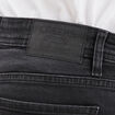 Jeans denim straight 5 poches denim noir homme