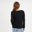 T-shirt allaitement manches longues noir femme maternité
