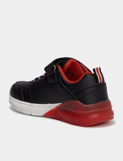 Baskets running lumineuses Marvel noir gar&ccedil;on