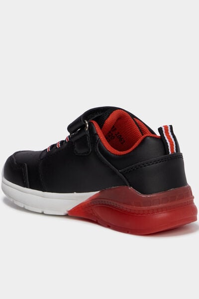 Baskets running lumineuses Marvel noir gar&ccedil;on