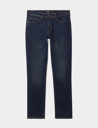 Jeans straight 5 poches Liberto denim brut homme