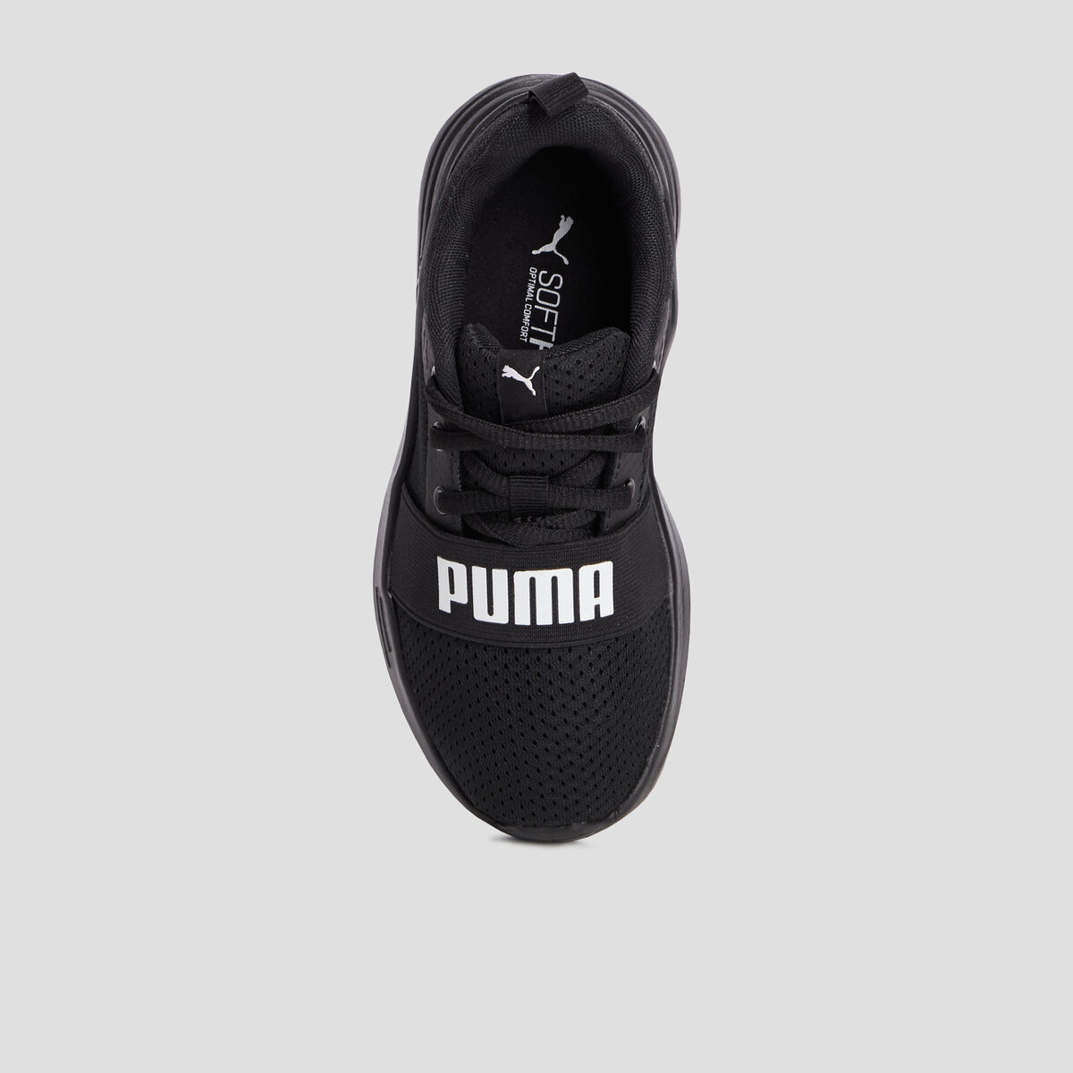Runnings à lacets Puma Wired noir garçon