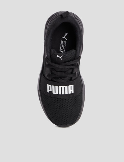 Runnings à lacets Puma Wired noir garçon