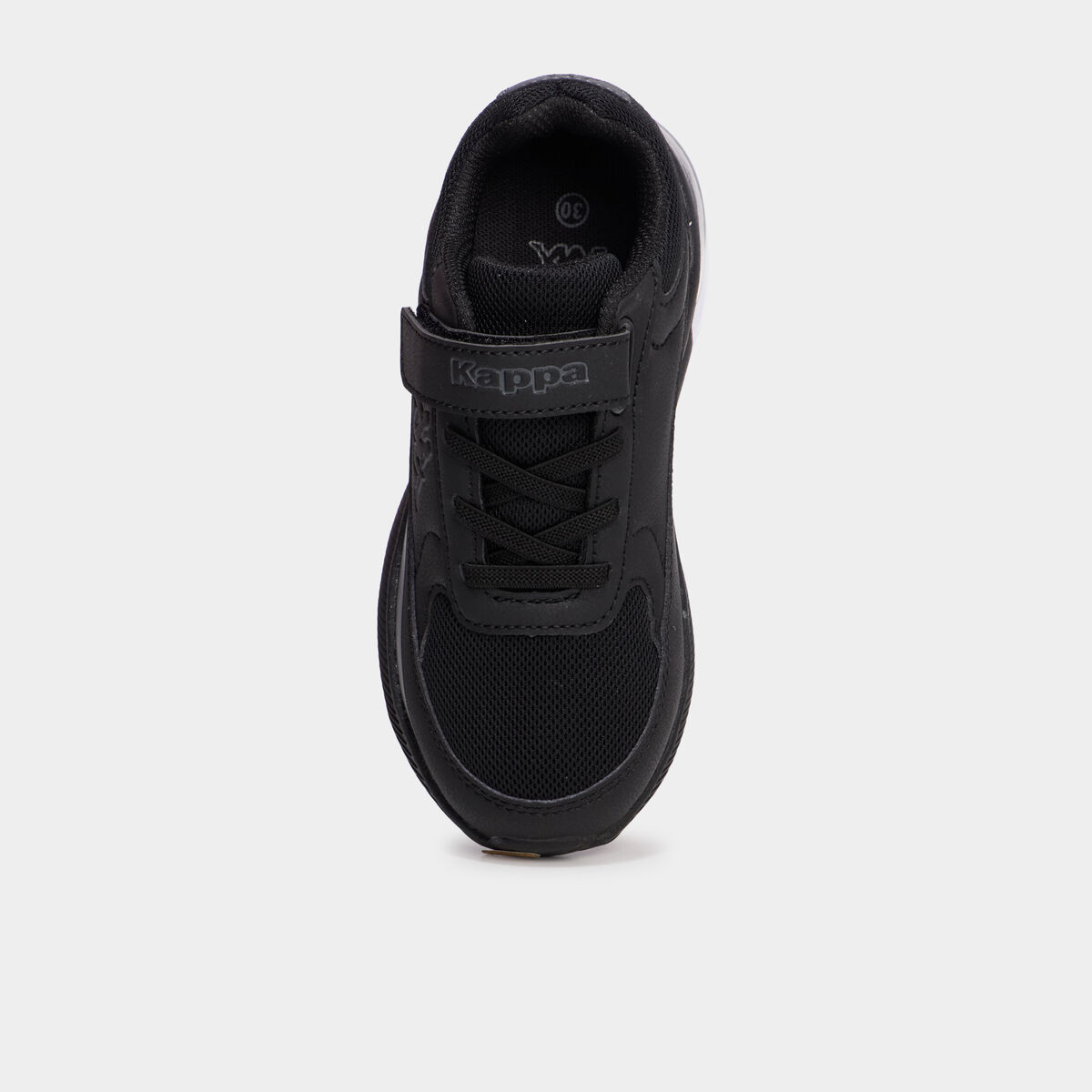 Baskets running &agrave; scratchs Kappa noir gar&ccedil;on