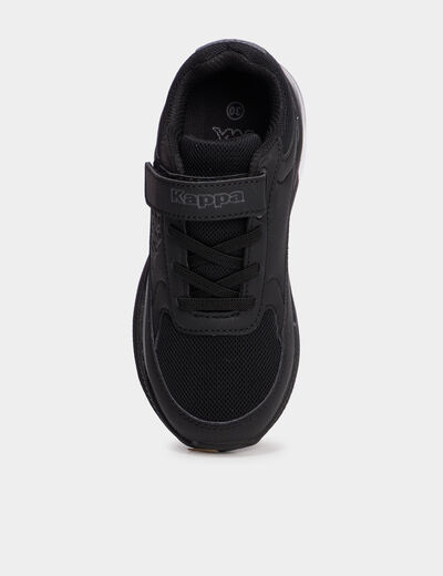 Baskets running &agrave; scratchs Kappa noir gar&ccedil;on
