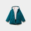 Parka 3-en-1 imperm&eacute;able fourr&eacute;e vert fonc&eacute; fille