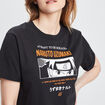 T-shirt manches courtes Naruto noir femme