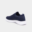 Baskets running &eacute;lastiqu&eacute;es slip-on bleu marine femme